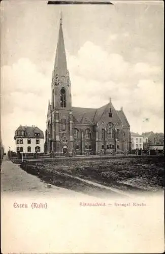 Ak Rüttenscheid Essen im Ruhrgebiet, Evangelische Kirche
