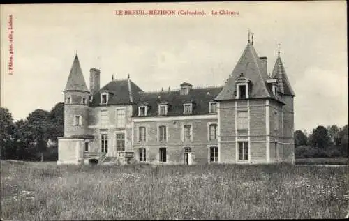 Ak Mézidon Calvados, Le Chateau du Breuil