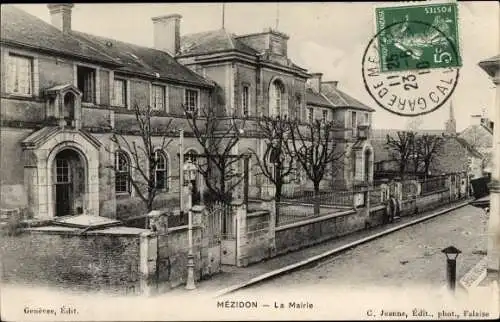 Ak Mézidon Calvados, La Mairie