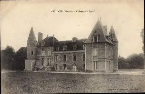 Ak Mézidon Calvados, Le Chateau du Breuil