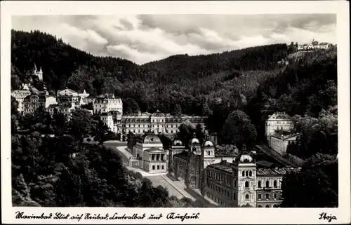 Ak Mariánské Lázně Marienbad Region Karlsbad, Zentralbad, Kurhaus