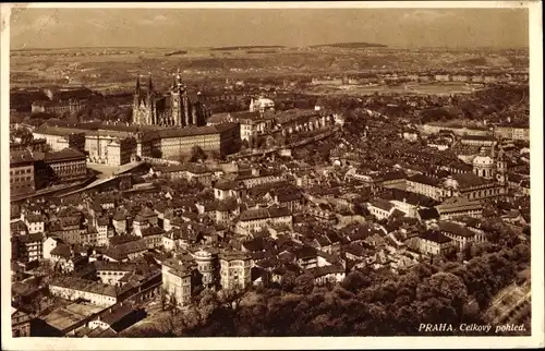 Ak Praha Prag Tschechien, Celkovy pohled, Totalansicht