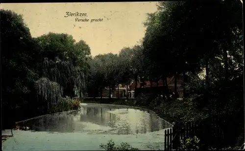 Ak Zierikzee Zeeland, Versche gracht