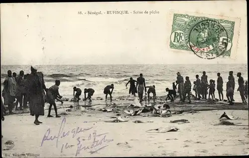 Ak Rufisque Senegal, Scene de peche
