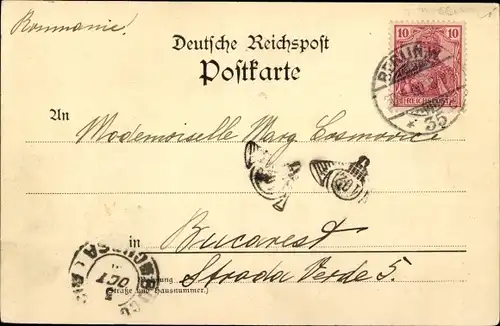 Ak Berlin Mitte, Burgstraße, Friedrichsbrücke, Börse, Berliner Dom