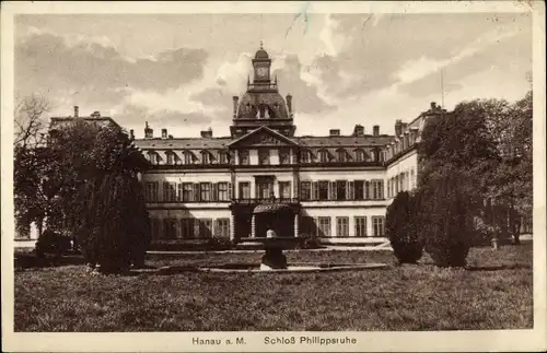 Ak Hanau am Main, Schloss Philippsruhe