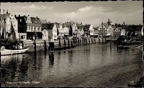 Foto Ak Husum in Nordfriesland, Hafen