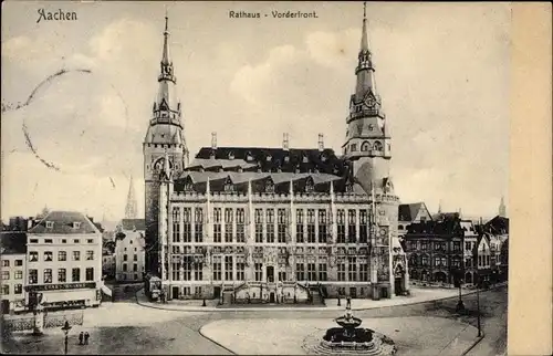 Ak Aachen in Nordrhein Westfalen, Rathaus