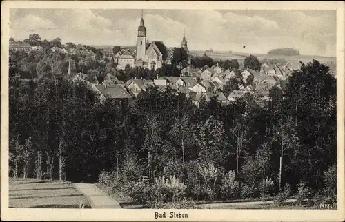 Ak Bad Steben in Oberfranken, Gesamtansicht