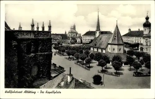 Ak Altötting in Oberbayern, Kapellplatz