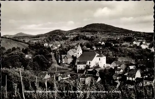 Ak Oberdollendorf Königswinter am Rhein, Ort m. Petersberg, Nonnenstromberg, Ölberg, Weinreben