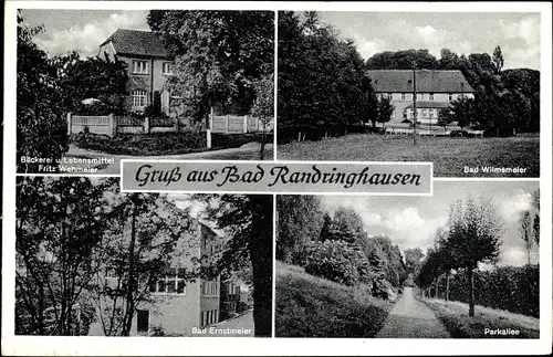 Ak Randringhausen Bünde in Ostwestfalen, Geschäft Fritz Wehmeier, Bad Ernstmeier, Bad Wilmsmeier