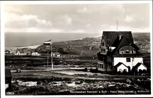 Ak Kampen auf Sylt, Haus Meeresblick und Kliffende