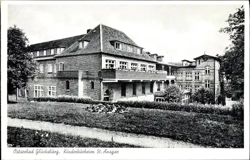 Ak Glücksburg an der Ostsee, Kinderkurheim St. Ansgar