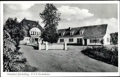 Ak Glücksburg an der Ostsee, DRK Kinderheim, Talweg 1