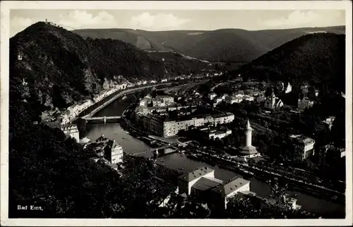 Ak Bad Ems an der Lahn, Gesamtansicht