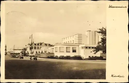 Ak Ostseebad Warnemünde Rostock, Kurhaus