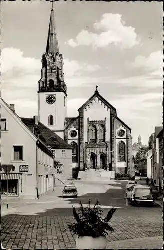 Ak Selb im Fichtelgebirge Oberfranken, Evang. Kirche
