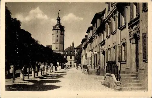 Ak Ansbach, Partie am Herrieder Tor