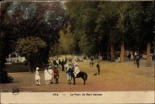 Ak Spa Wallonien Lüttich, Le Parc de Sept heures