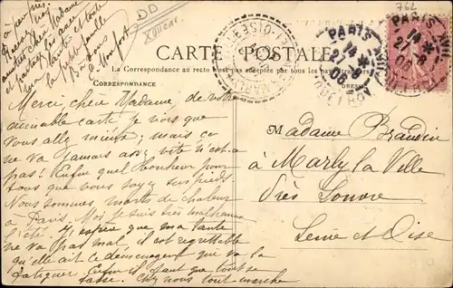 Ak Paris XVII., Rue Jouffroy