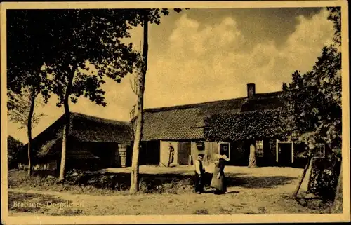 Ak Nordbrabant Niederlande, Brabantsch Dorpsleven, Hedde 't bakske klaor, Mieke