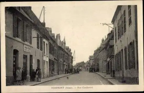 Ak Ribemont Aisne, Rue Condorcet