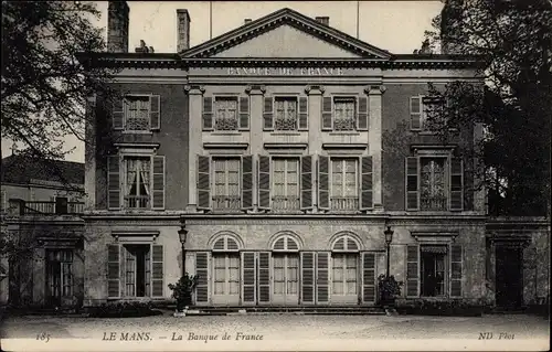 Ak Le Mans Sarthe, Banque de France