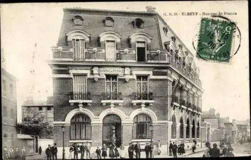 Ak Elbeuf Seine Maritime, Banque de France