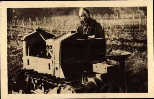 Ak Iles de Lerins Alpes Maritimes, Les Religieux de France, Film D.R.A.C., Cisterciens