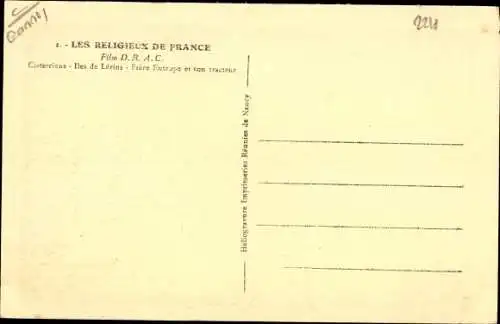 Ak Iles de Lerins Alpes Maritimes, Les Religieux de France, Film D.R.A.C., Cisterciens