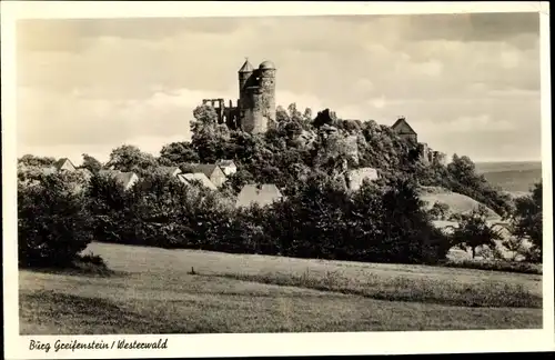 Ak Greifenstein im Westerwald, Burg Greifenstein