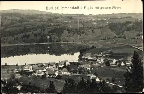 Ak Bühl am Alpsee Immenstadt im Allgäu, Blick auf den Ort