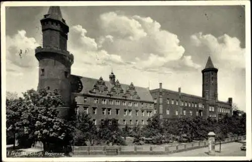 Ak Legnica Liegnitz Schlesien, Schloss, Regierung