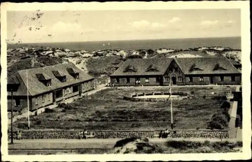 Ak Insel Sylt in Nordfriesland, Hamburger Jugendferienheim Puan Klent, Mädel und Jungenwohnhaus