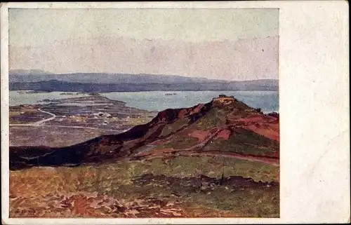 Künstler Ak Prinz, Karl Ludwig, Durrës Durazzo Durz Albanien, Landschaft