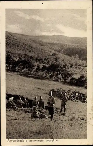 Ak KuK Armee, Feldhaubitzenabteilung im Kampfeinsatz, I WK