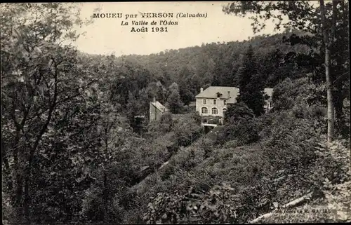 Ak Verson Calvados, Moueu, La Vallee de l'Odon