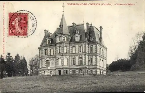 Ak Notre Dame de Courson Calvados, Chateau de Belleau