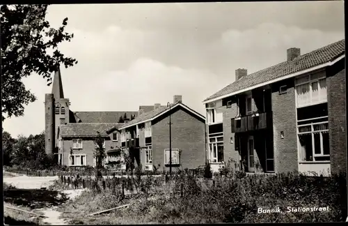 Ak Bunnik Utrecht Niederlande, Stationstraat