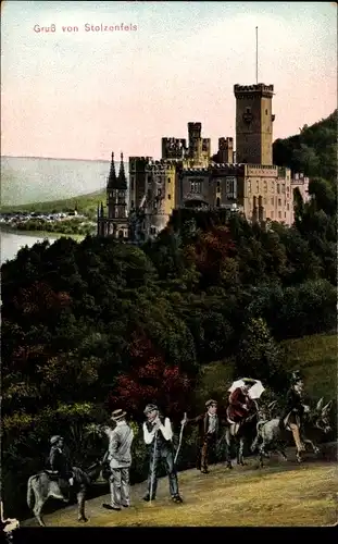 Ak Stolzenfels Koblenz am Rhein, Schloss Stolzenfels
