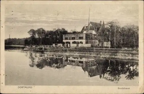 Ak Dortmund im Ruhrgebiet, Bootshaus