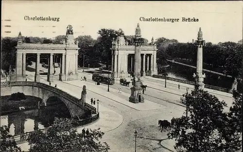 Ak Berlin Charlottenburg, Charlottenburger Brücke