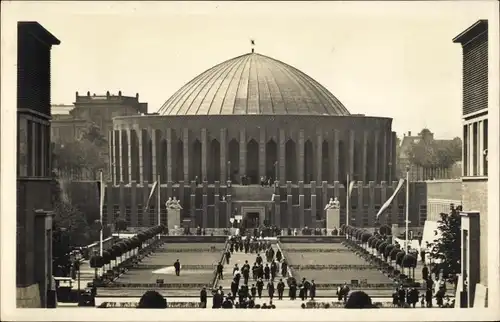 Ak Düsseldorf am Rhein, Große Ausstellung GeSoLei 1926, Rheinhalle, Planetarium, Ehrenhof