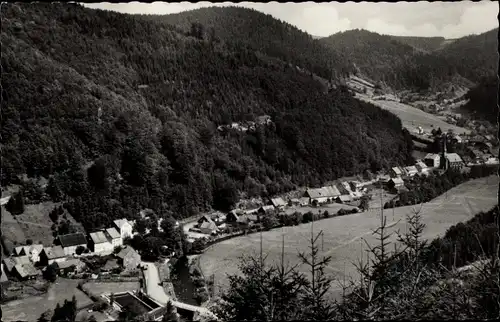 Ak Sieber Herzberg am Harz, Ortsansicht, Hotel Krone