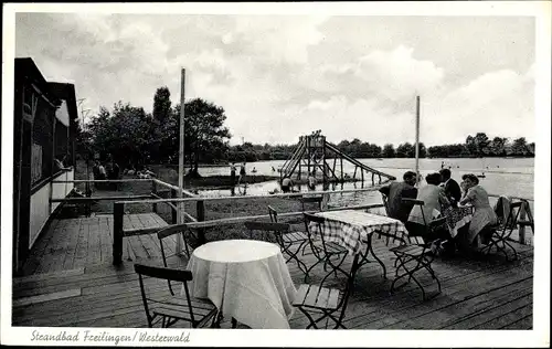 Ak Freilingen im Westerwald, Strandbad