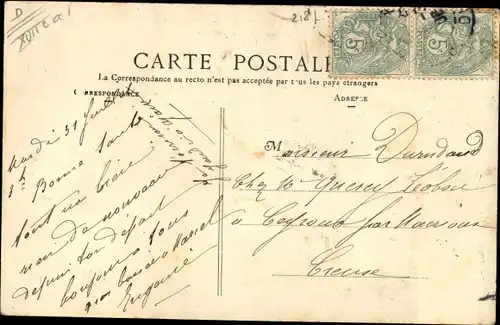 Ak Paris XVII., Rue Poncelet et avenue des Ternes