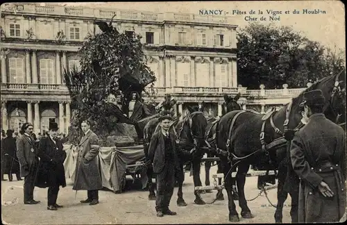 Ak Nancy Meurthe et Moselle, Fetes de la Vigne et du Houblon, Char de Noe