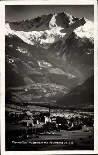 Ak Bad Hofgastein in Salzburg, Panorama, Feuersang