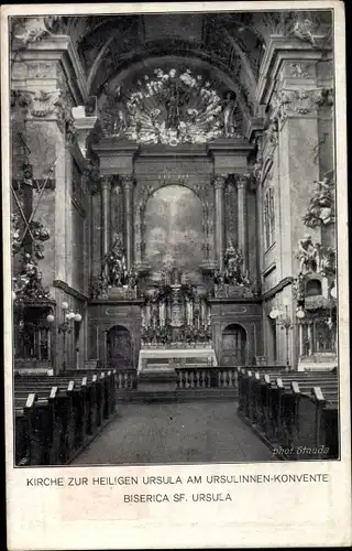 Ak Graz Steiermark, Kirche zur Heiligen Ursula am Ursulinnen-Konvente, Eucharistischer Weltkongress